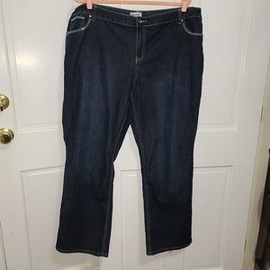 Glitterscape rhinestone detailed slim cut jeans